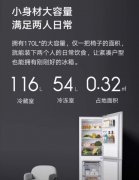 小米型号BCD-170WMDMJ05，170升风冷无霜冰箱，